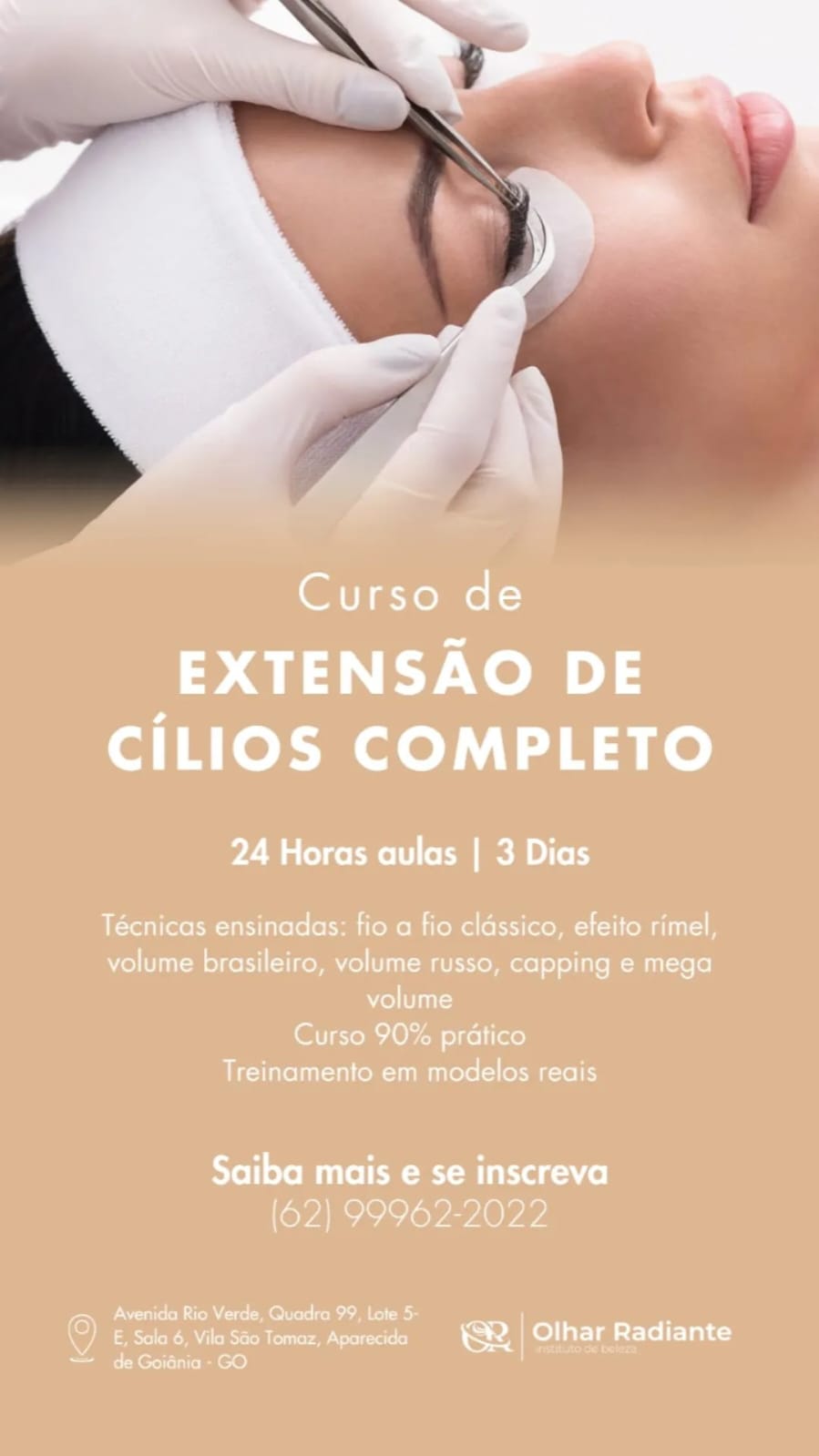 Curso de Extensão de Cílios Completo