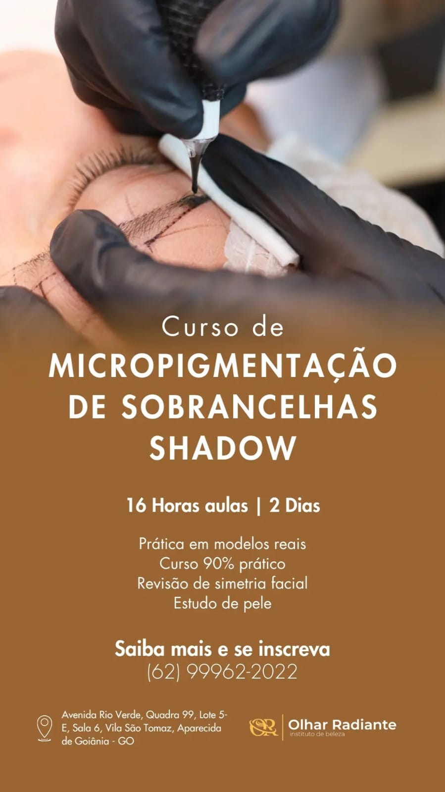 Curso de Micropigmentação de Sobrancelhas Shadow